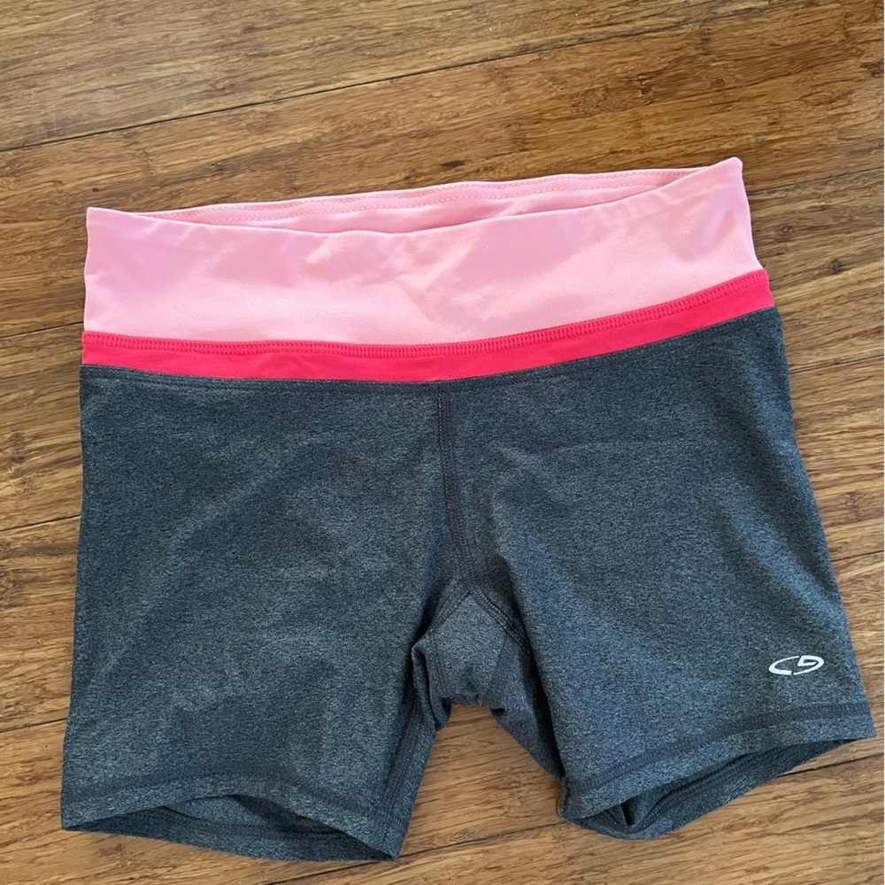 Champion Gray and Pink Women's Shorts